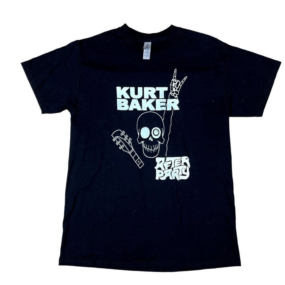 Kurt Baker After Party Black T-Shirt Size Medium